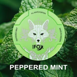 White Fox Peppered Mint Slim All White 12MG